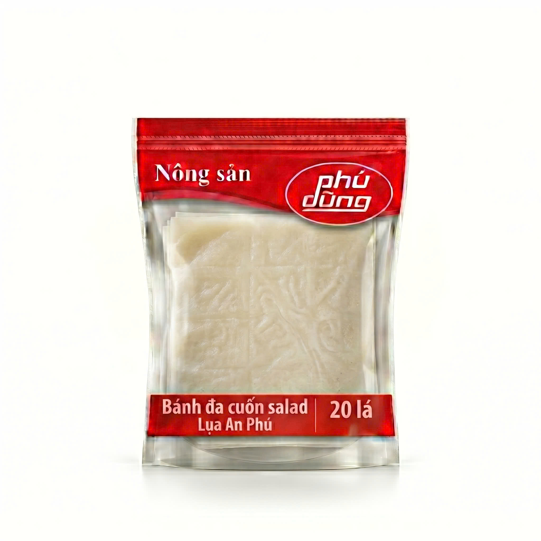Bánh đa cuốn salad Lụa An Phú 20 lá